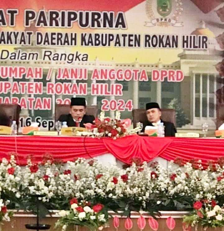 Maston dan H. Jaskori Pegang Sementara Palu DPRD Kabupaten Rokan Hilir
