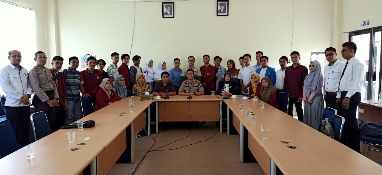 Kapolres Kampar Silaturahmi Ke Universitas Pahlawan T. Tambusai Riau dan STIE Bangkinang