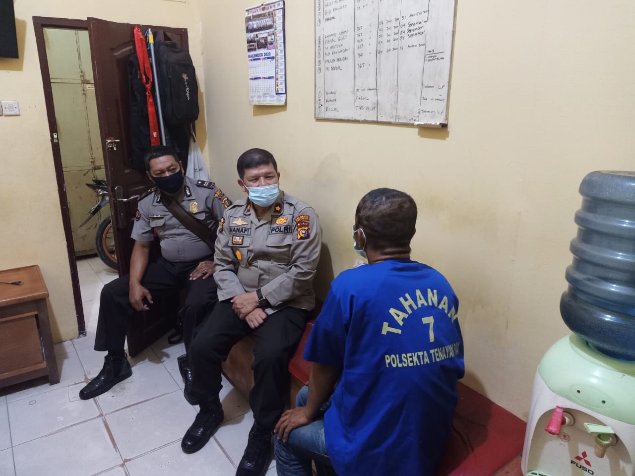 Polsek Tenayan Raya Amankan Pelaku Kekerasan Dalam Rumah Tangga