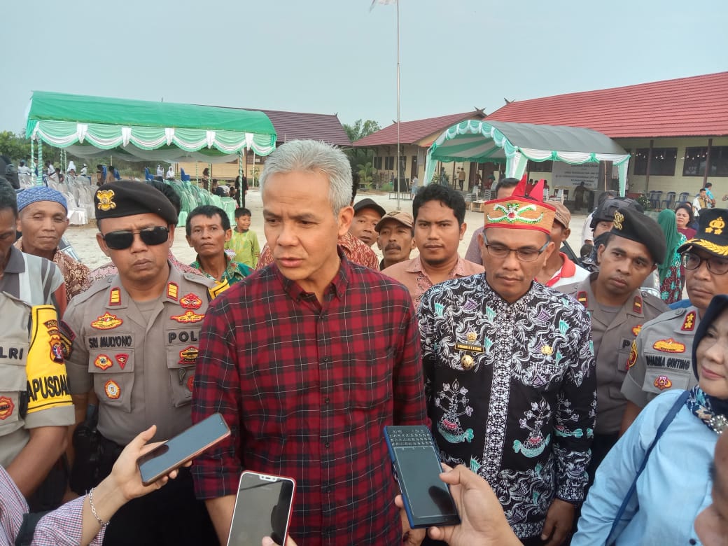 Gubernur Jawa Tengah Ganjar Pranowo Laksanakan Kunjungan ke Katingan