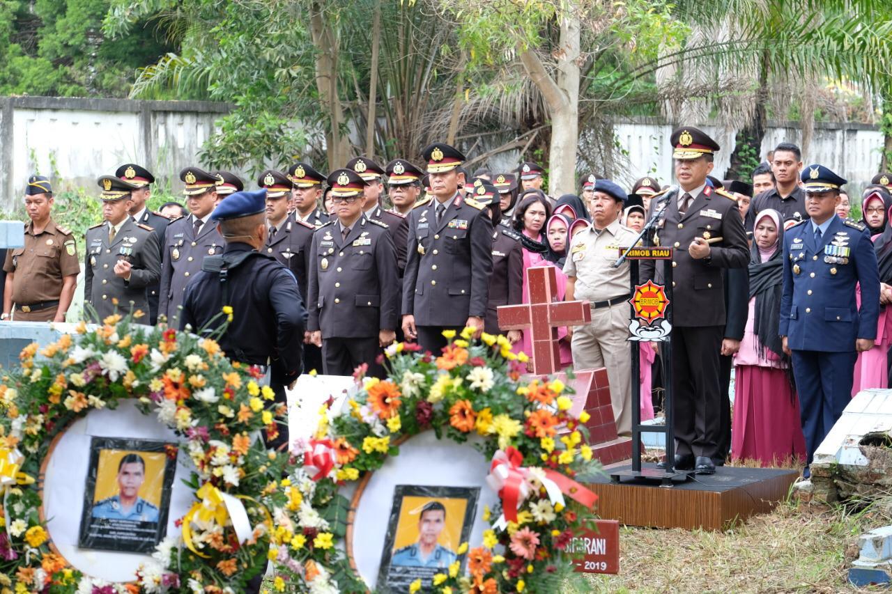 Kapolda Riau Irjen Pol Agung Imam Efendi: Sosok Almarhum Bripka (Anumerta) Hendra Saut Parulian Sibarani Adalah Sosok Yang Menginspirasi