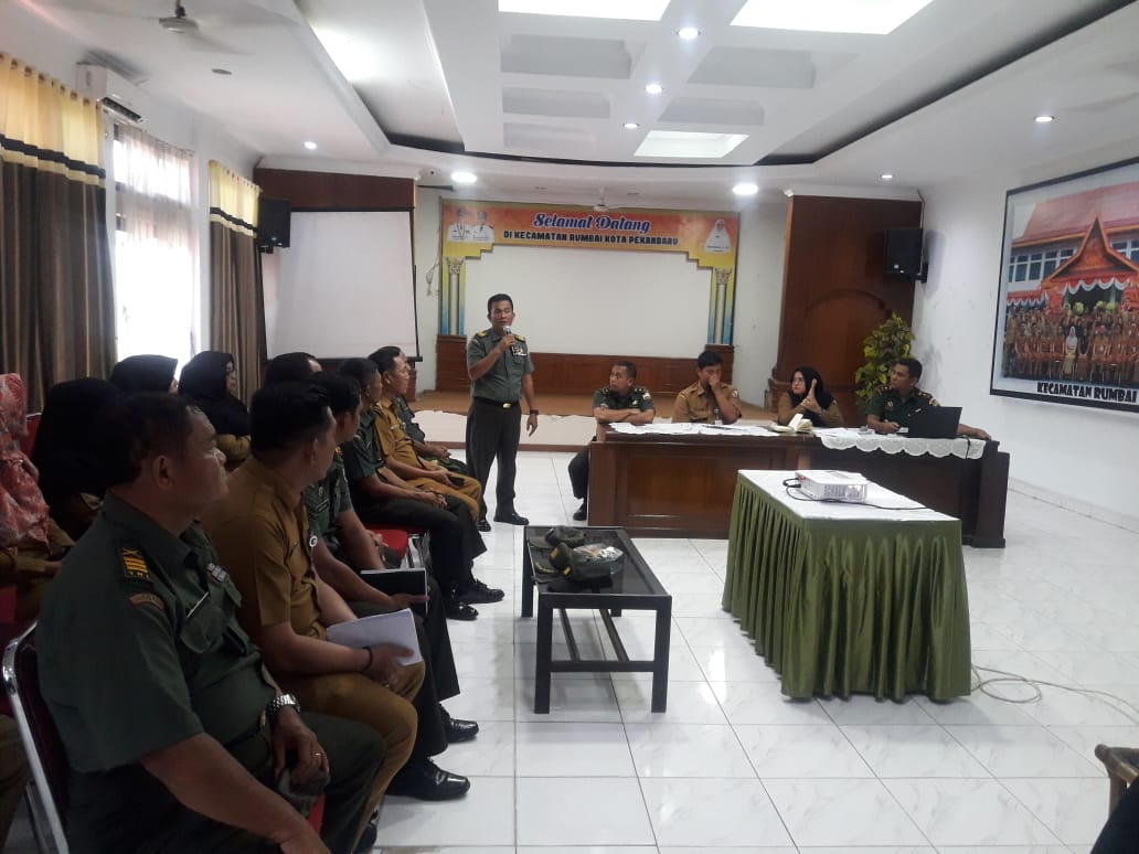 Dalam Rangka Giat Baksos Hari Juang TNI AD di Kecamatan Rumbai, Kodim 0301/Pekanbaru Melaksanakan Persiapan