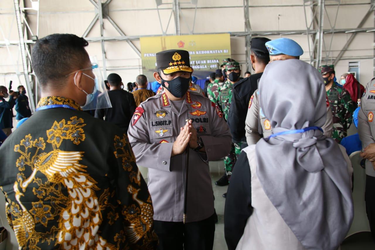Kapolri Tawarkan Anak Prajurit Awak KRI Nanggala 402 Jadi Polisi