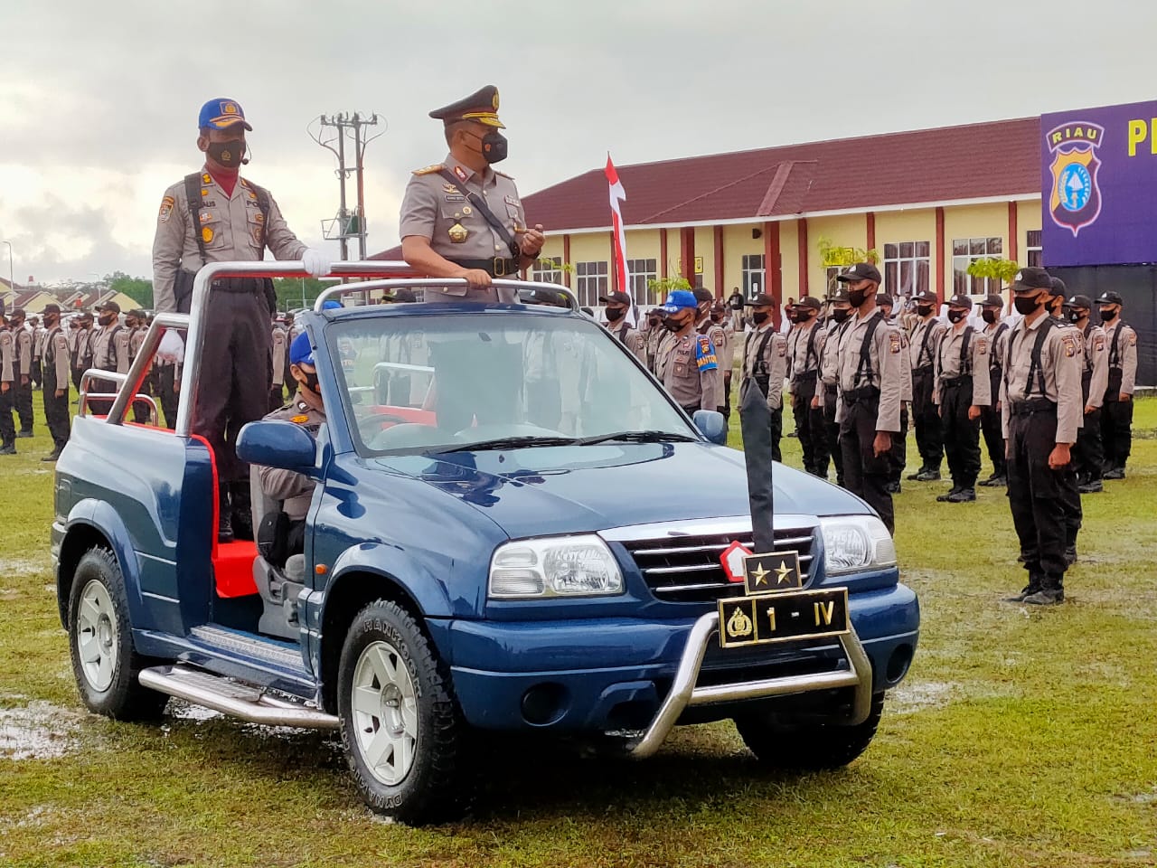 Kapolda Riau Buka Pendidikan Pembentukan Bintara Polri TA 2020 di SPN Polda Riau