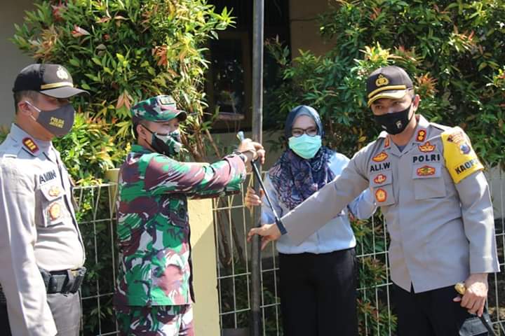 Pemkab Dengan Polres Kendal Launching Siaga Covid-19 di Desa Purwokerto