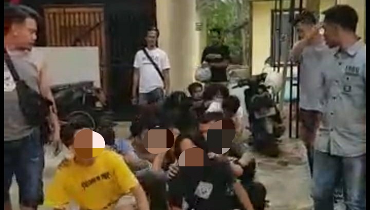 Diduga Pakai Ganja, 15 Anggota Komunitas Vespa Ditangkap Polres Tanggamus