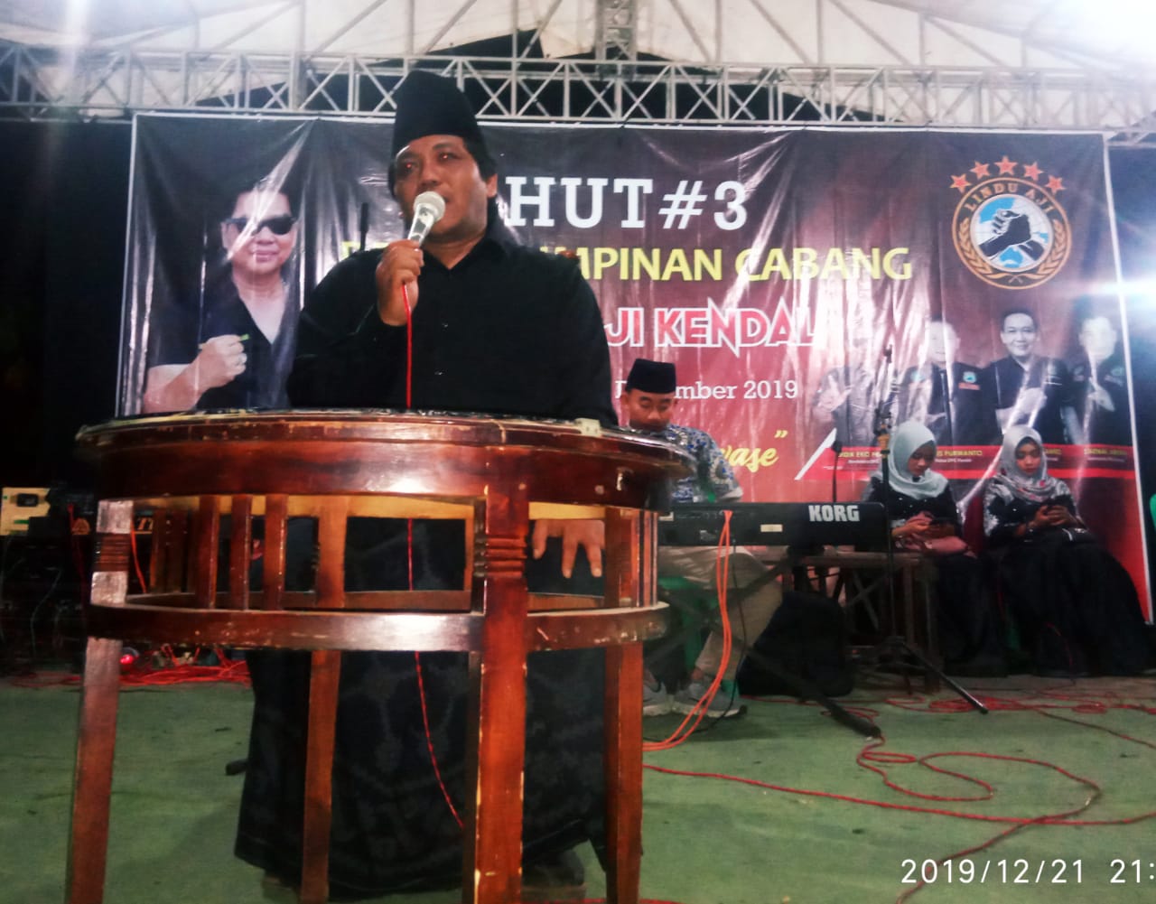 Dalam Rangka HUT Ke 3 Ormas Lindu Aji Kendal Pengurus PK Kangkung Melaksanakan Pengajian dan Santunan Anak Yatim dan Kaum Dhuafa
