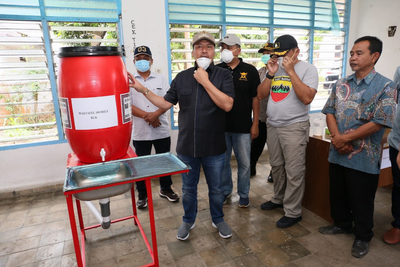 Bupati Taput Dorong BLK Silangkitang Mampu Meningkatkan Jumlah Produksi Alat Pelindungi Diri