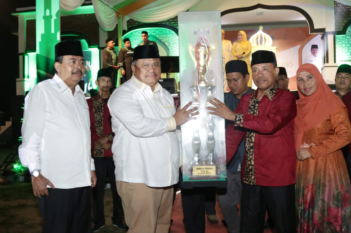 Kafilah Kontingen Kecamatan Na IX-X, Raih Juara Umum MTQ