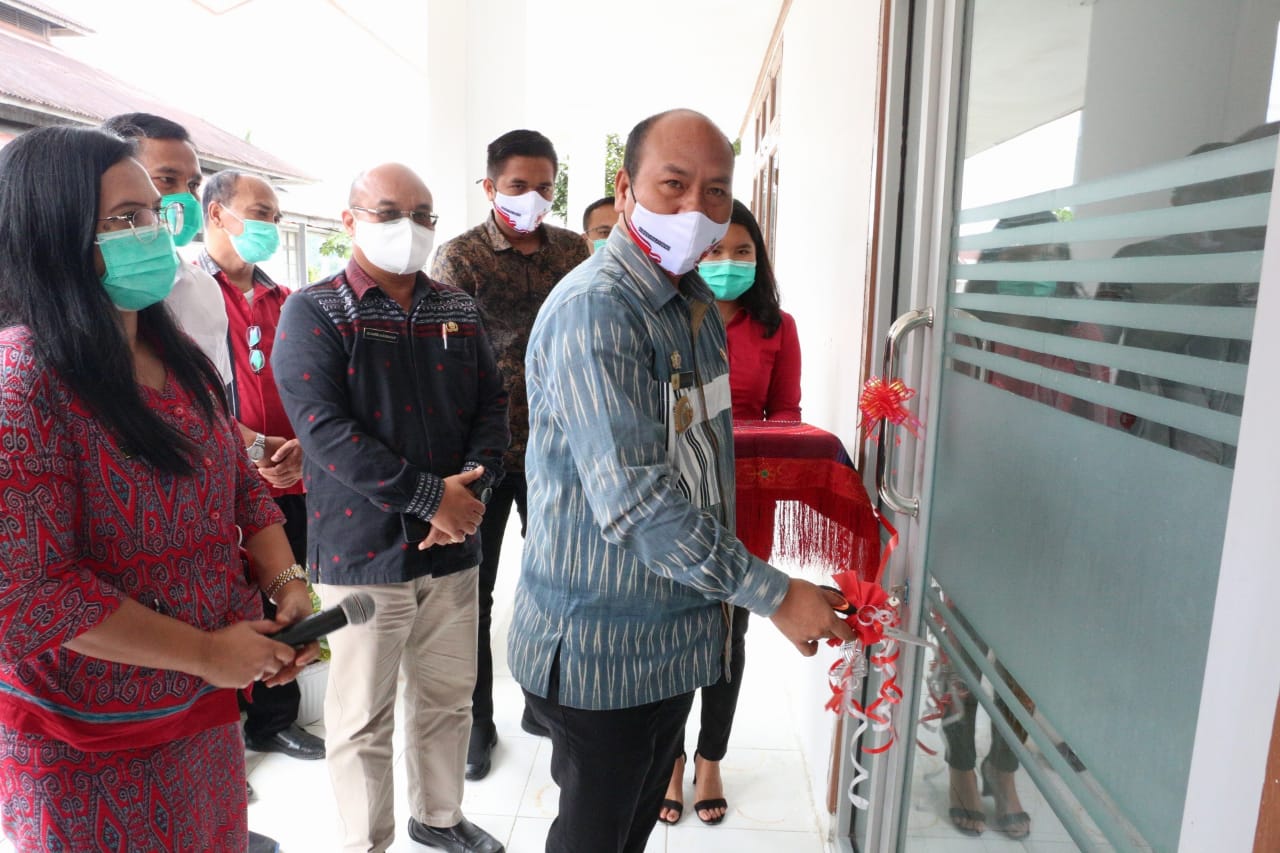 Melayani Lebih Maksimal, Bupati Taput Resmikan Laboratorium Pemeriksaan Covid-19 PCR di RSUD Tarutung