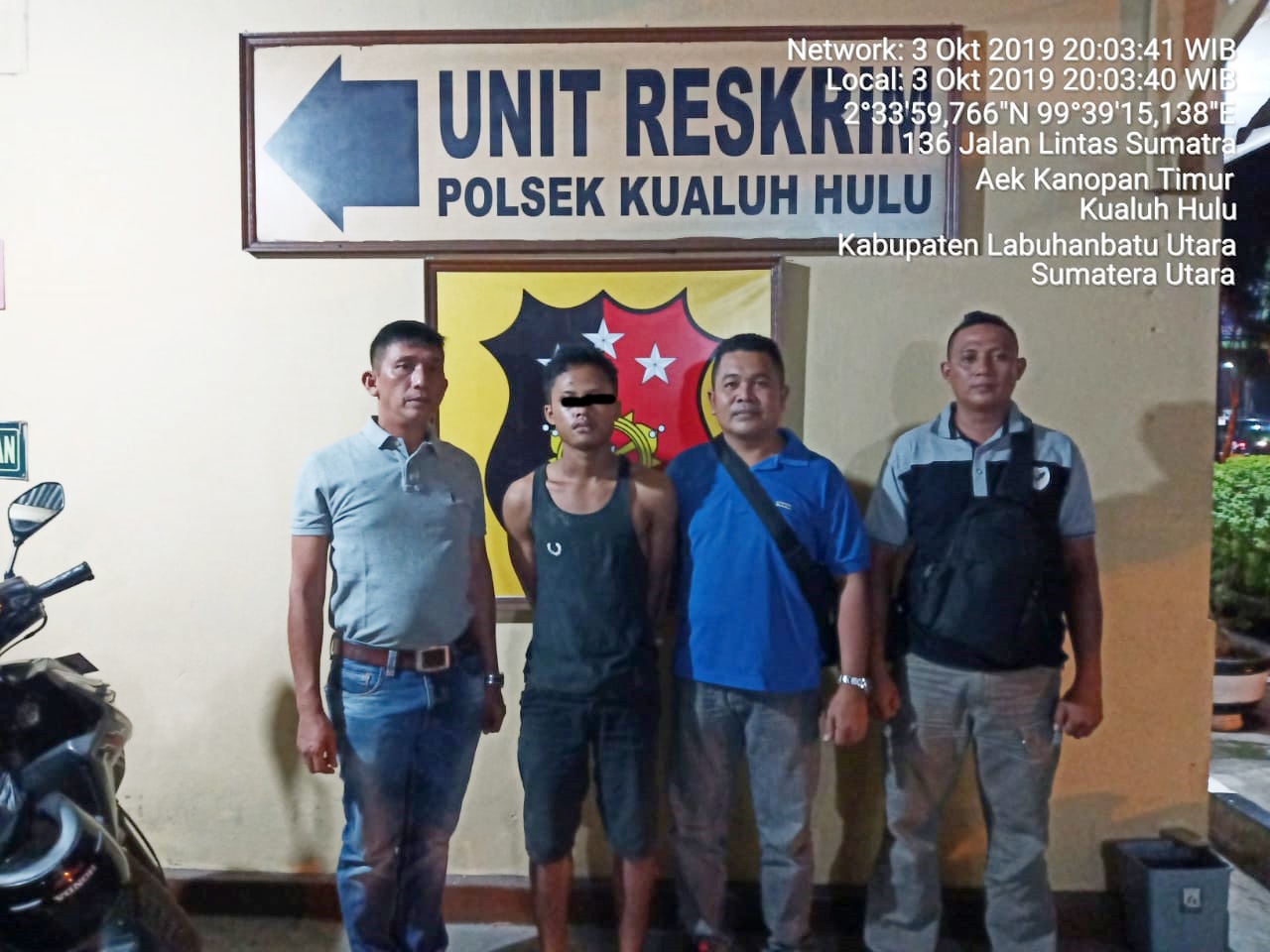 Simpan Sabu Disaku Belakang, Warga Kuala Beringin Ditangkap Polsek Kualuh Hulu