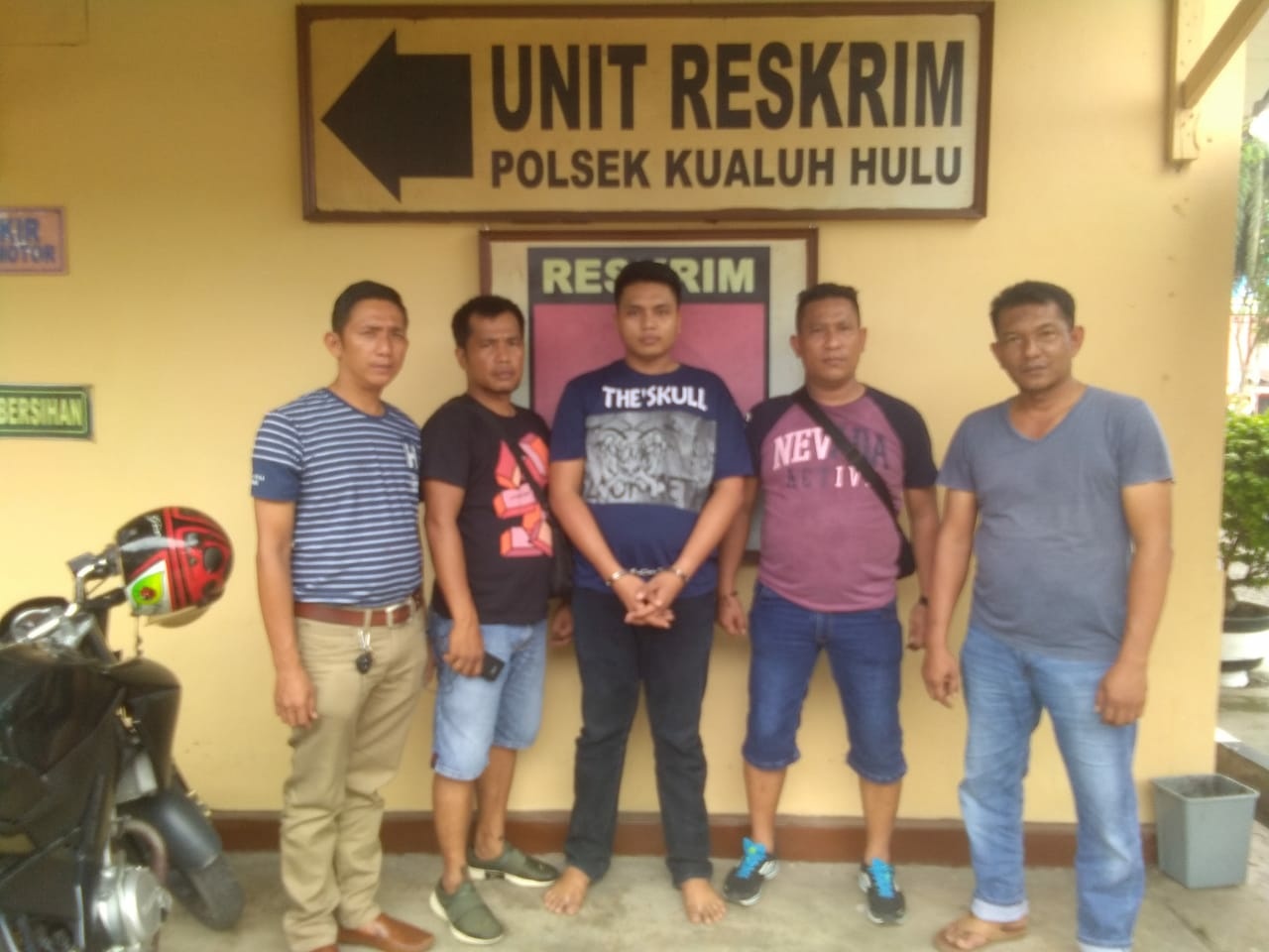 Diduga Membawa Narkoba, Pengendara ini Tak Berkutik Ditangkap Polsek Kualuh Hulu