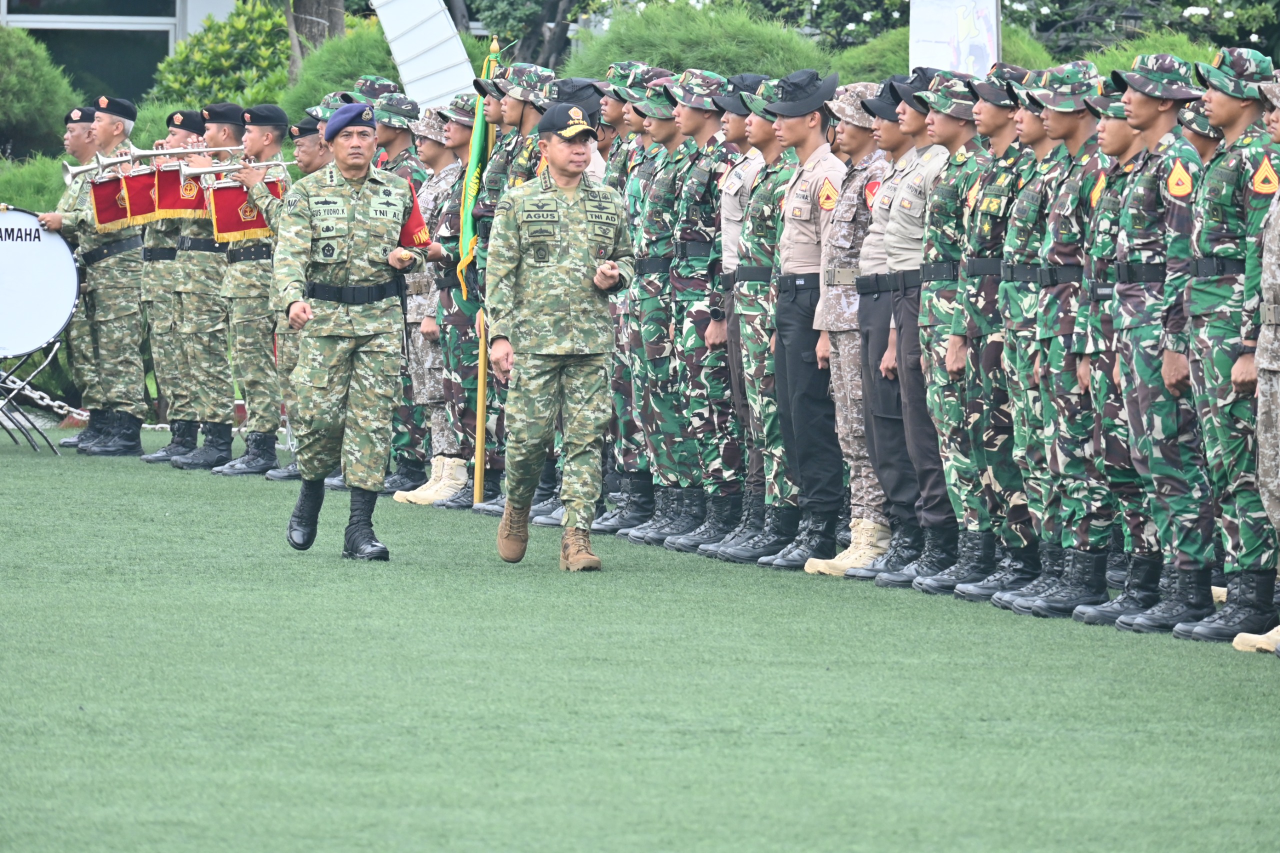 Kas Kodau I Hadiri Upacara Penutupan Latsitardanus XLIV di Kolinlamil