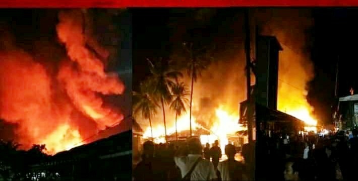Si Jago Merah Mengamuk, 2 Orang Tewas, 13 Rumah di Bagansiapiapi Ludes Terbakar