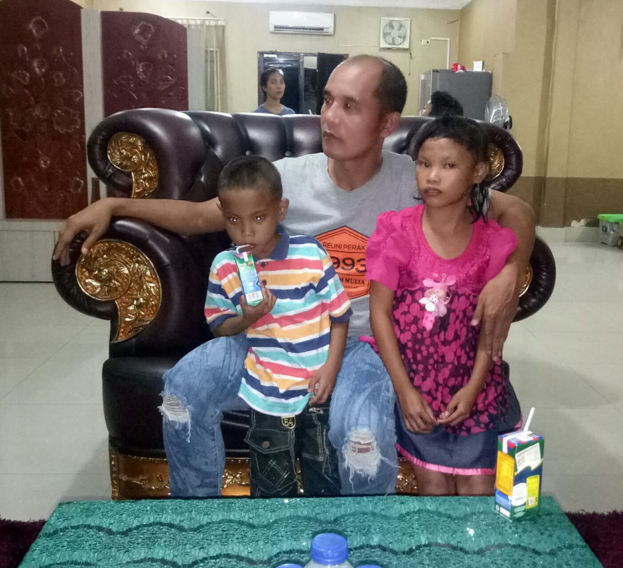 Kapolres Labuhan Batu Janji Sekolahkan 2 Bocah yang Ditinggal Orangtuanya