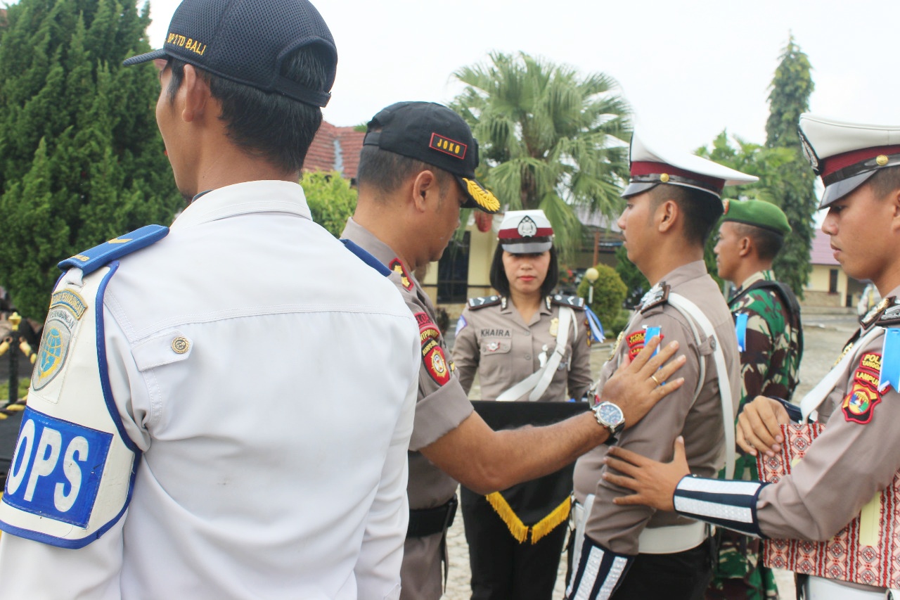 Kapolres Tanggamus Pimpin Apel Pasukan,Operasi Patuh Krakatau 2019