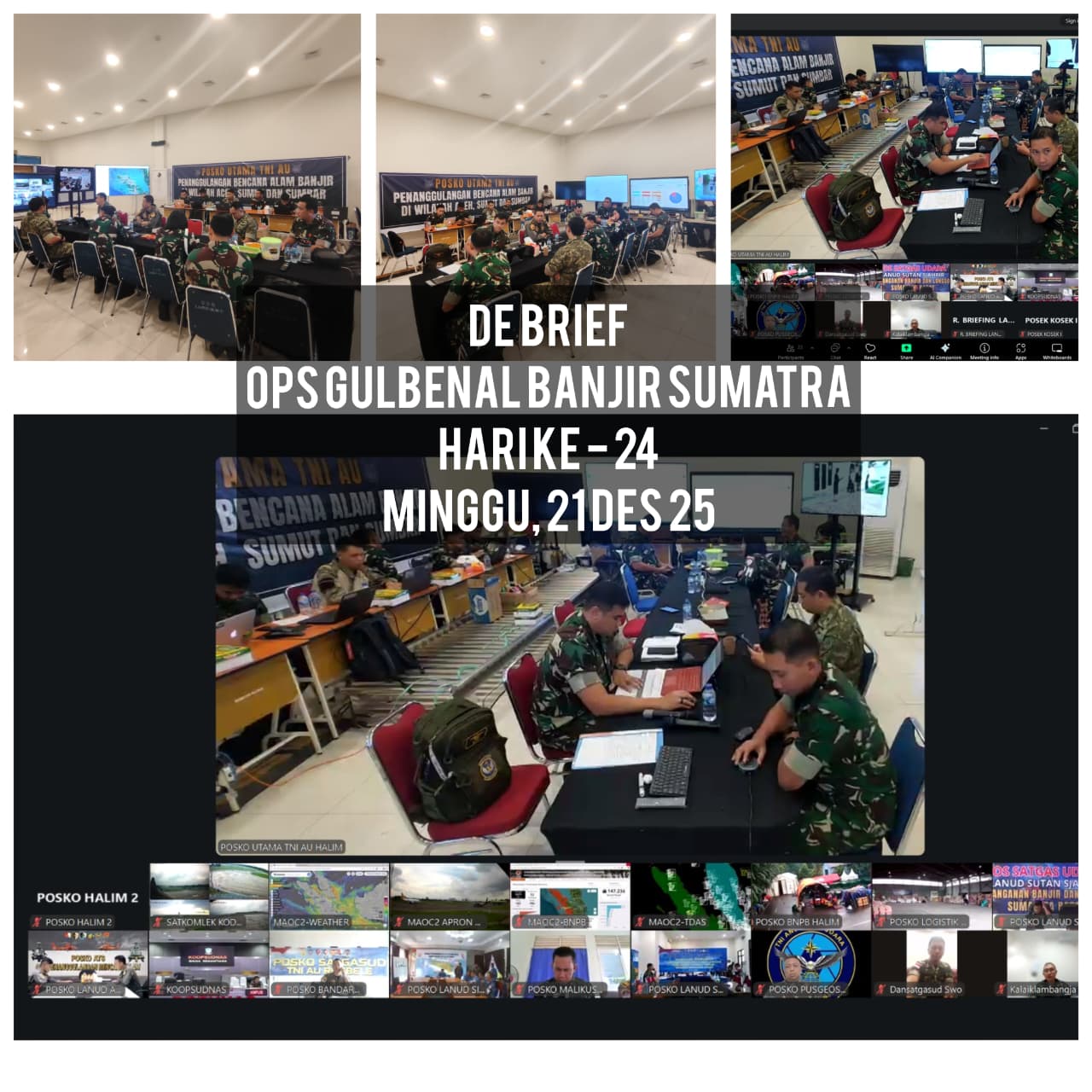 Pangkodau I Ajak Personelnya Terus Bantu Korban Bencana Alam