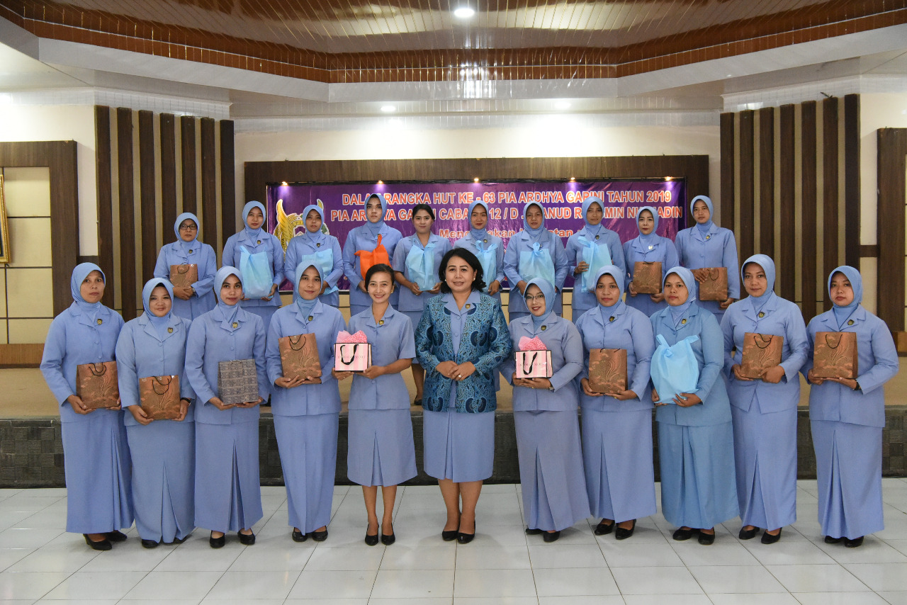 Ketua PIA Ardhya Garini Cabang 12/D I Lanud RSN Adakan Pertemuan