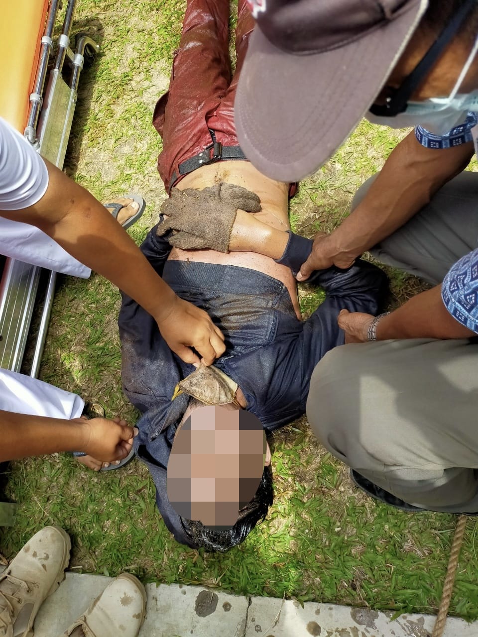 Pekerja Pembersih Kolam Minyak Tewas di Areal SPBU Batu Gajah Inhu