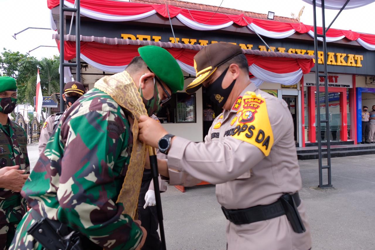 Ini Nostalgia Saya Dulu, Pangdam I/BB Yang Juga Putra Seorang Prajurit Brimob Berkunjung Ke Polda Riau