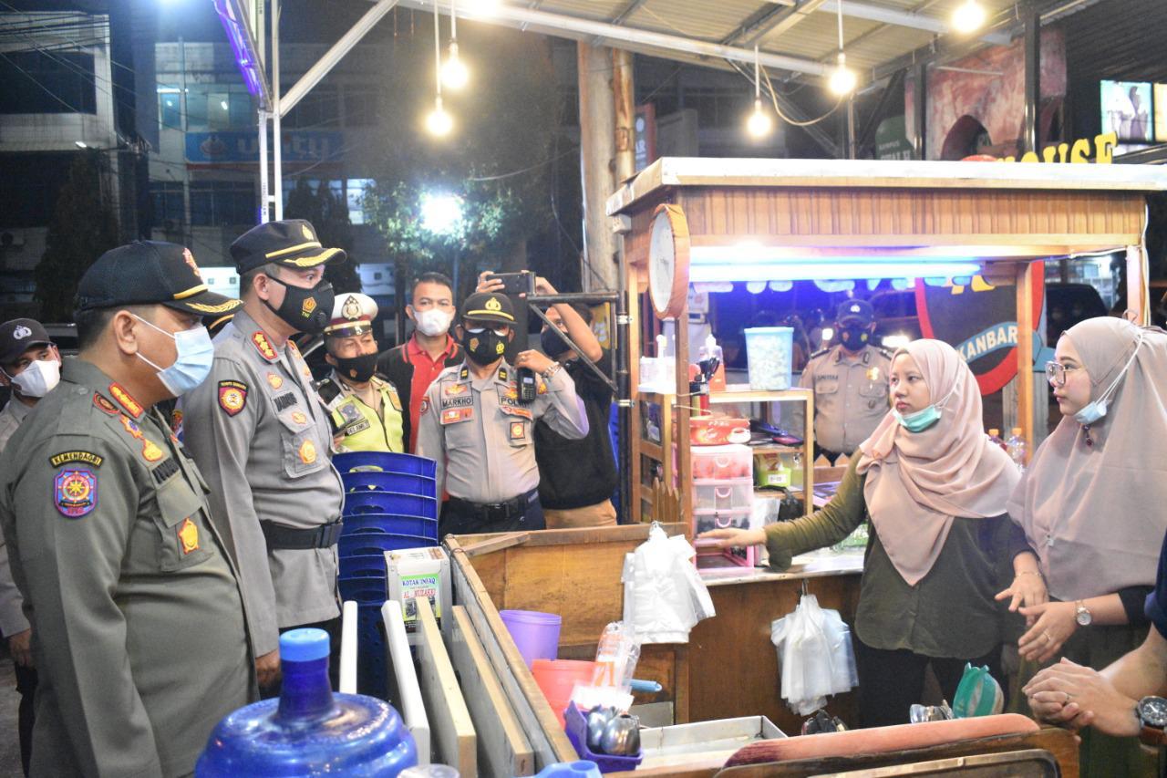 Polresta Pekanbaru Gelar Operasi Yustisi Gabungan Dalam Penegakan Prokes Covid-19 Lebih Ekstra