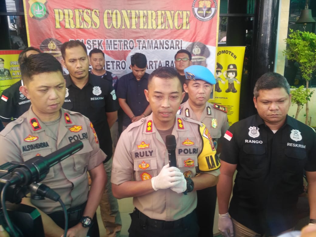 Polsek Metro Tamansari Bekuk Pelaku Pembobol Barang Milik Tamu Hotel