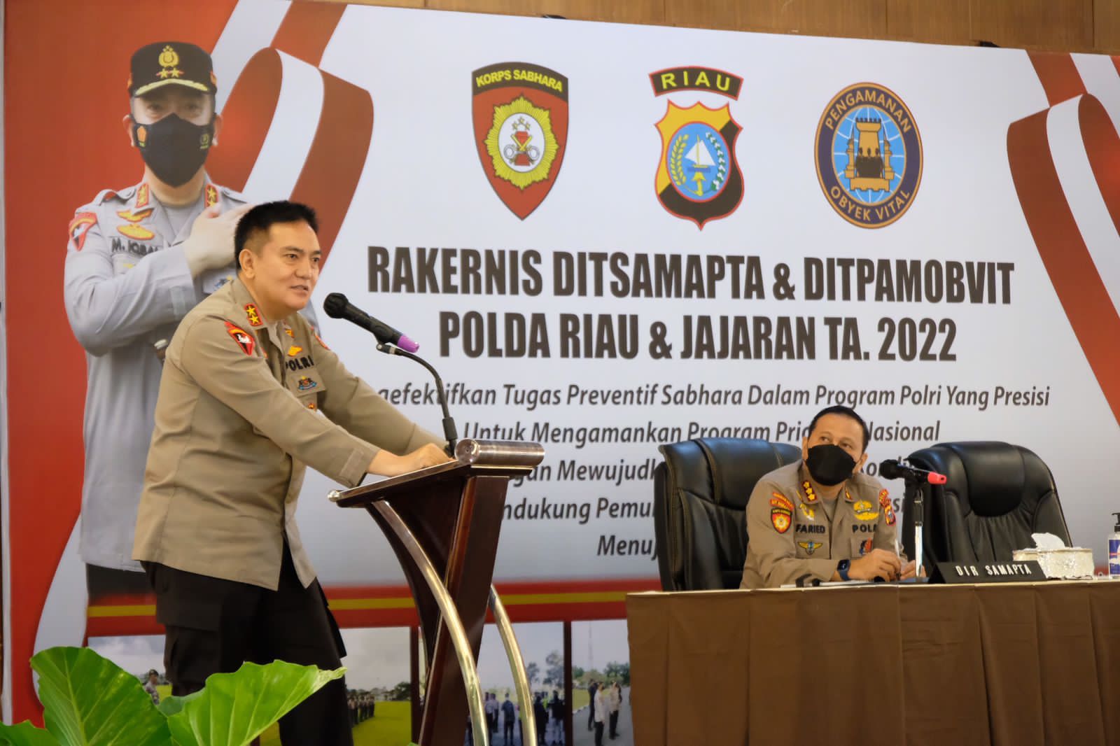 Buka Rakernis, Kapolda Riau Irjen Pol M Iqbal Ingatkan Anggota Sabhara Dan Pam Obvit Bersikap Humanis Sehingga Dicintai Masyarakat