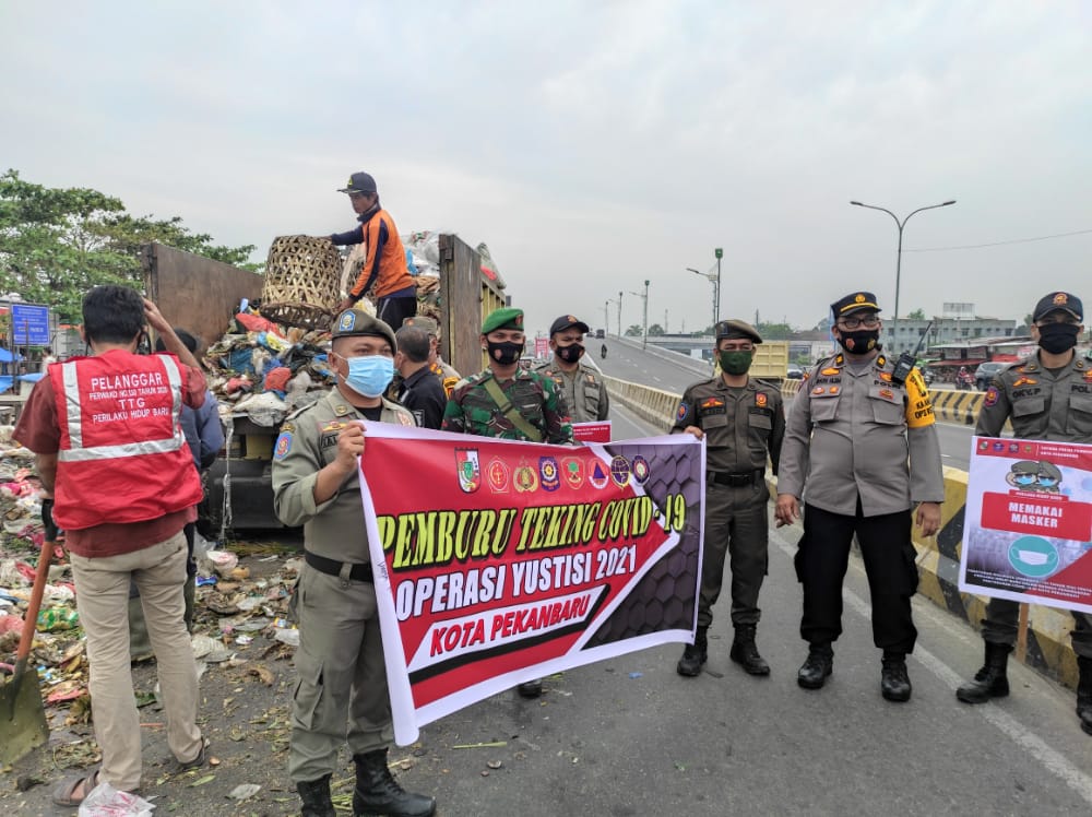 Sebanyak 68 Pelanggar Diberikan Sanksi Oleh Tim Operasi Yustisi Gabungan