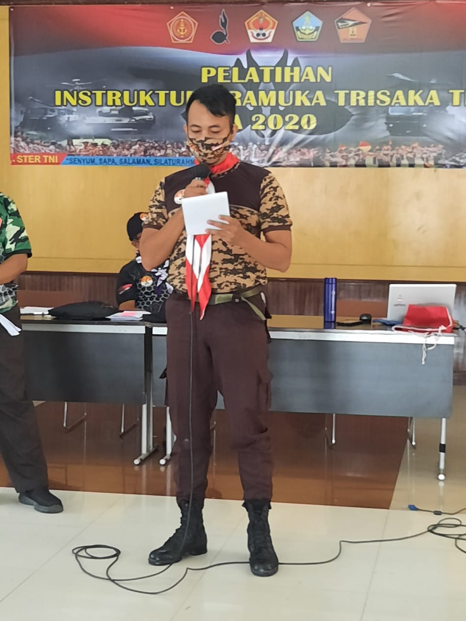 Binpotdirga Lanud RSN Ikuti Pelatihan Instruktur Pramuka