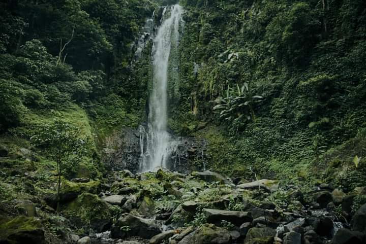 Panorama Keindahan Curug Lawe Secepit Masih Alami
