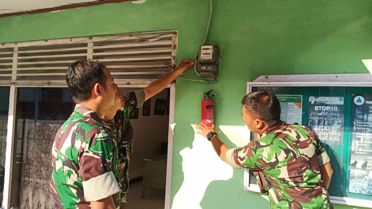 Kodim 0301/Pekanbaru Laksanakan Pengecekan Instalasi Perumahan Dinas