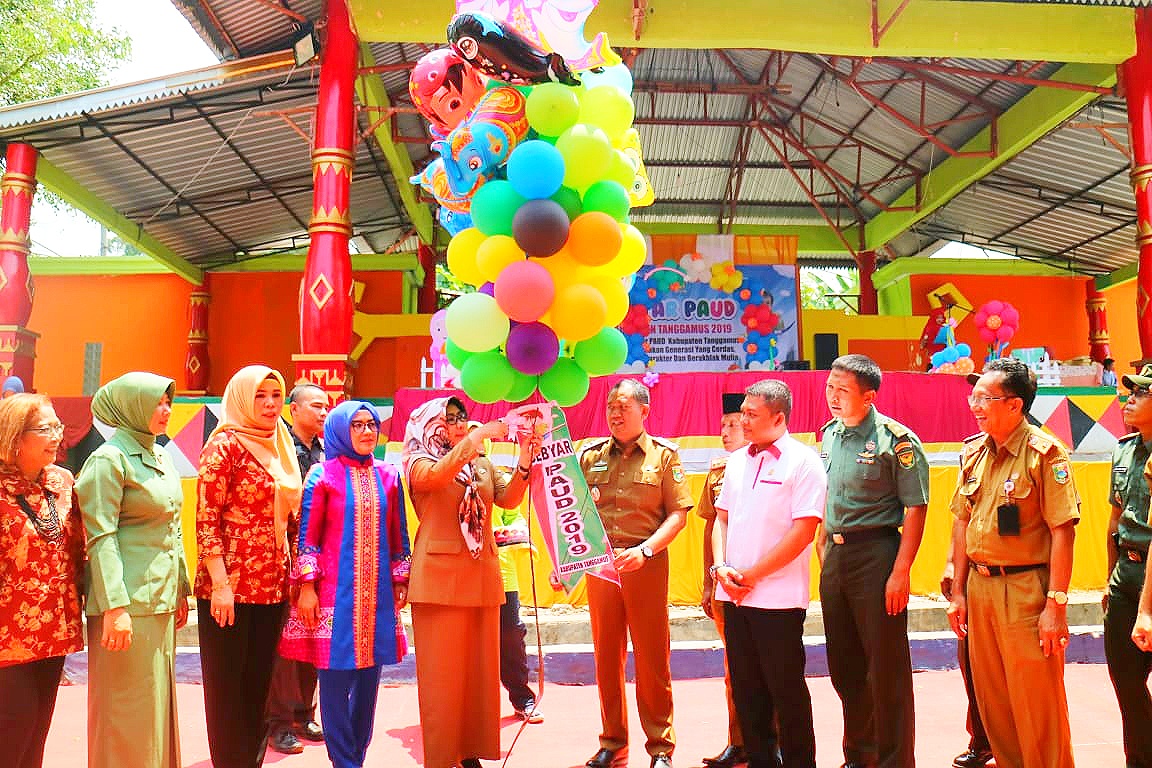 Buka Gebyar PAUD, Bupati Tanggamus, Harapannya Anak-anak jadi Tunas Bangsa yang Berprestasi
