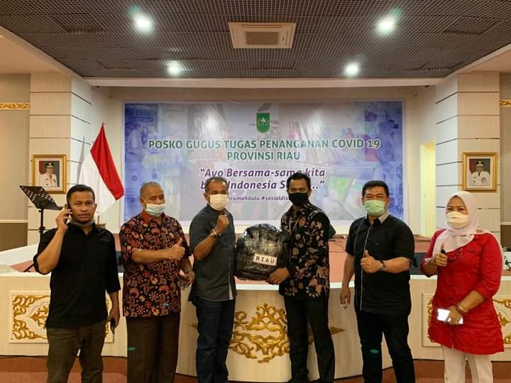 Gebrakan Bersama Pakai Masker Se-Indonesia, Pemprov Riau Bagikan 5 Juta Masker