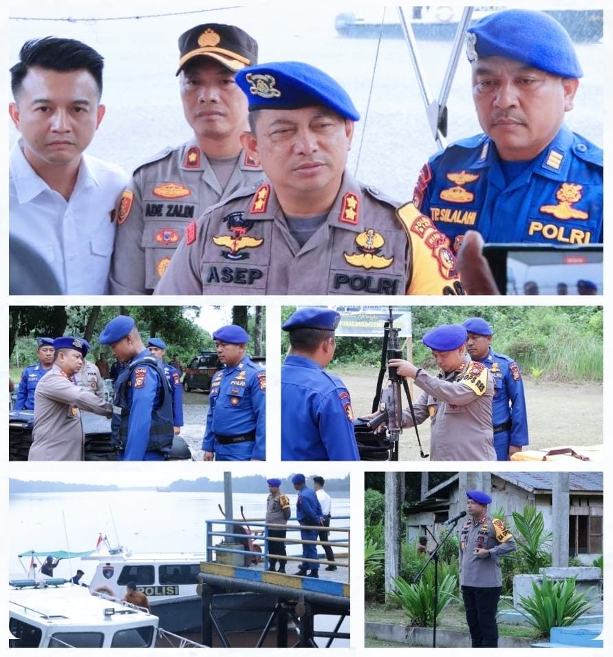  Tindak Lanjut Arahan Kapolda Riau Dalam Rangka Kesiapan Pengamanan Pilkada Tahun 2024, Kapolres Siak AKBP Asep Sujarwadi Pimpin Apel Kesiapan Personil dan Peralatan
