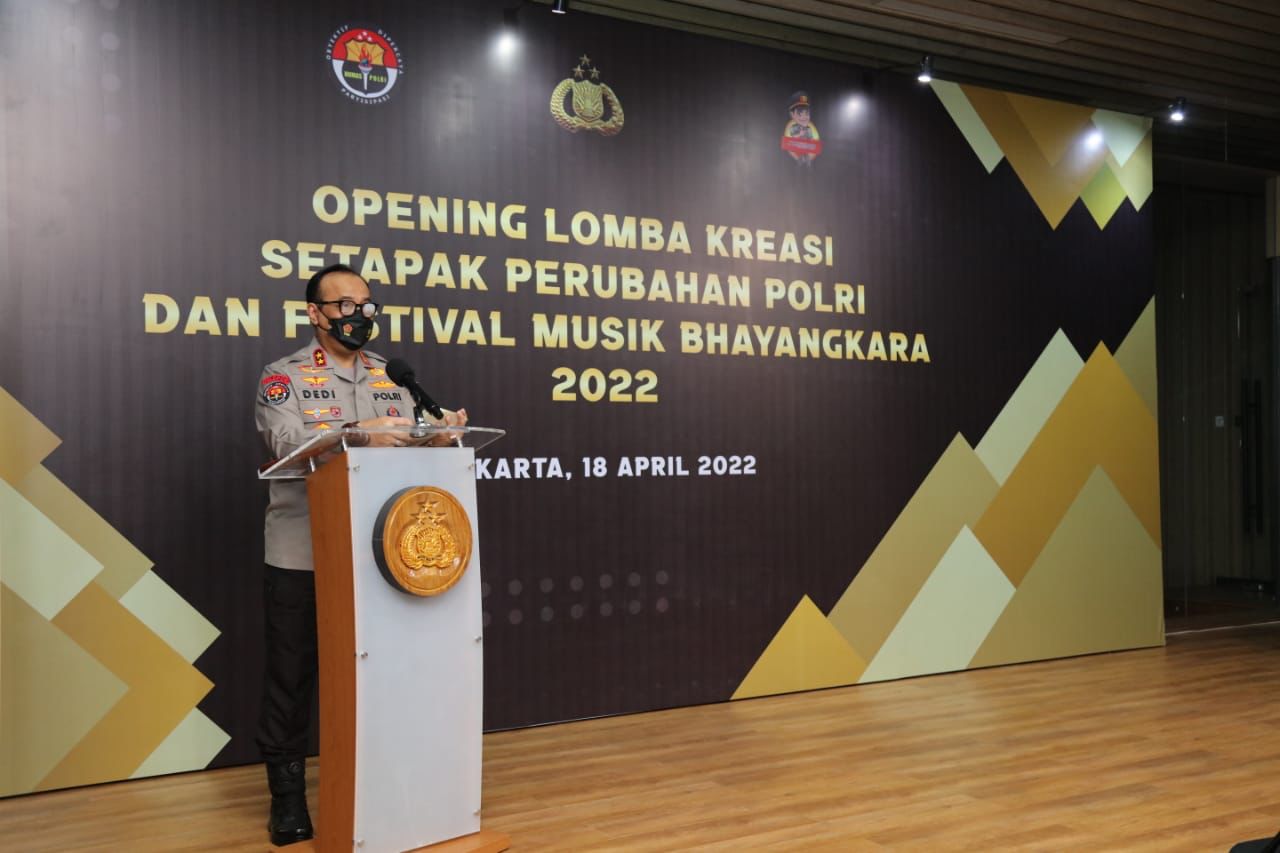 Polri Gelar Lomba Kreasi Setapak Perubahan Dan Festival Musik Bhayangkara