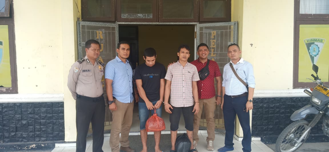 Masuki Tahap II, Polsek Tambang Serahkan Tersangka Pembakaran Lahan Ke Pihak Kejaksaan
