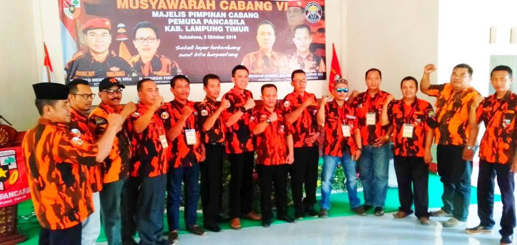 Rycko Menoza Ketua MPW PP Lampung, Buka Muscab VI PP Lampung Timur