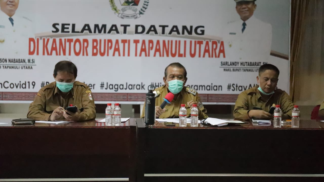 Jelang Pelaksanaan Vaksinasi Covid-19 Tahap I, Wabup Taput Arahkan Kesiapan Teknis