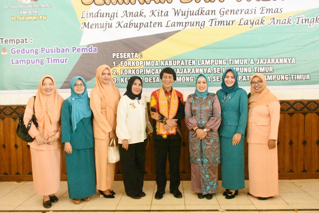 Pemkab Lampung Timur Lantik Satgas Perlindungan Anak
