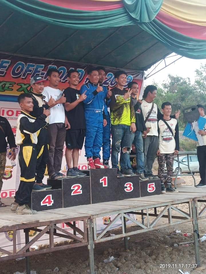  Peringati HUT ke-11 Mesuji, Tim 1313 Mesuji Sabet Juara Satu Kelas 1000 CC