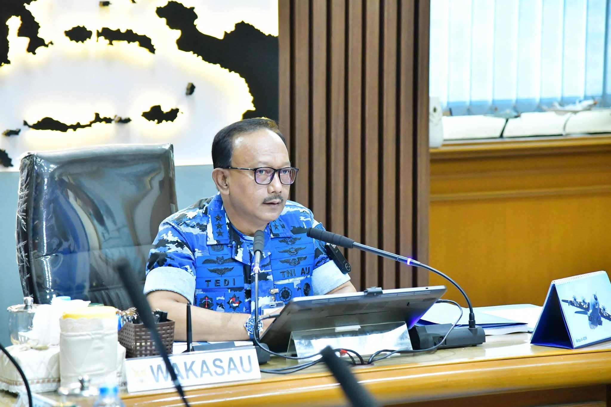 Pangkodau I Turut Menghadiri Rapat Wanjak TOA/TOD Dan UKP Pamen TNI AU