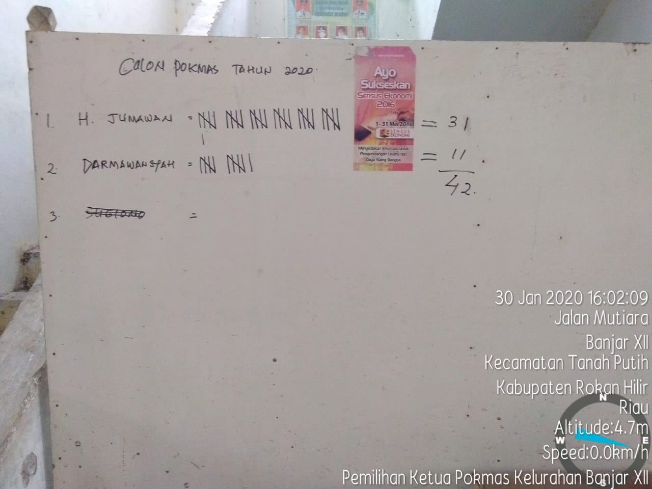 H. Jumawan Kembali Duduki Kursi Ketua Kelompok Masyarakat Banjar 12 Rohil