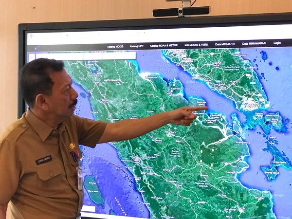 BPBD Provinsi Riau Memiliki Alat Canggih Untuk Memantau Karhutla Di Daerah