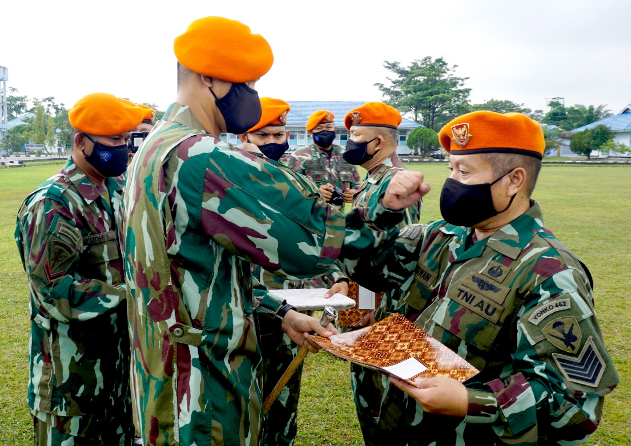 Wisuda Purna Tugas Prajurit Yonko 462 Paskhas