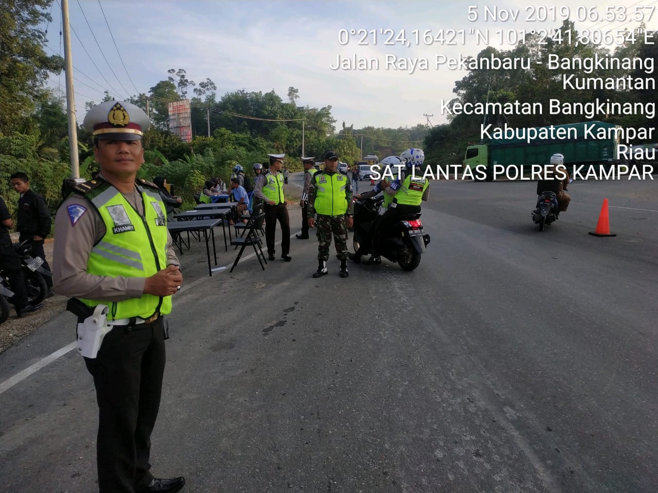 Selama Operasi Zebra Muara Takus 2019, Jajaran Polres Kampar Tilang 1.640 Pelanggar