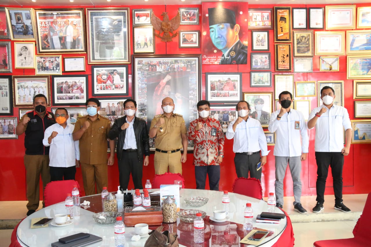 Bupati Taput Menerima Kunjungan Manager PLN UP 3 Sibolga