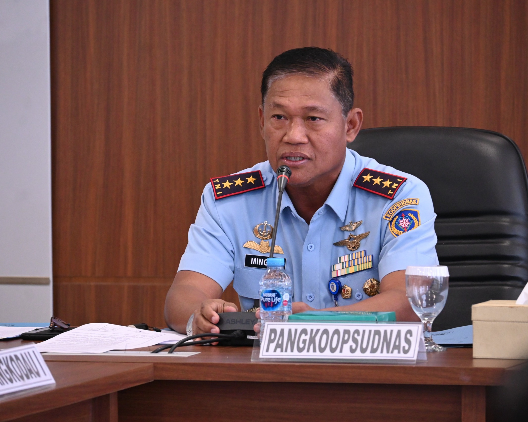 Pangkodau I Hadiri Rakor Penanganan Bencana Alam