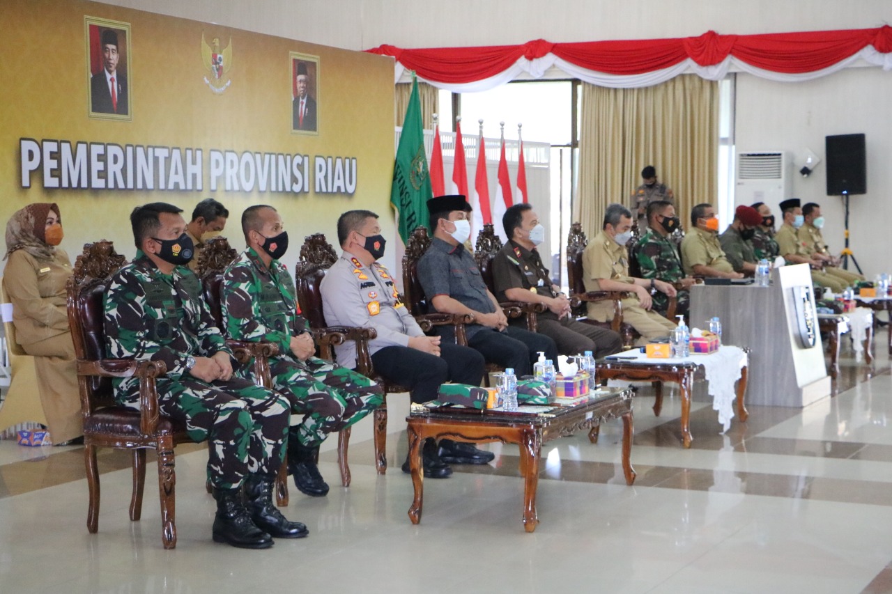 Danlanud RSN Hadiri Rakor Pengarahan Presiden RI