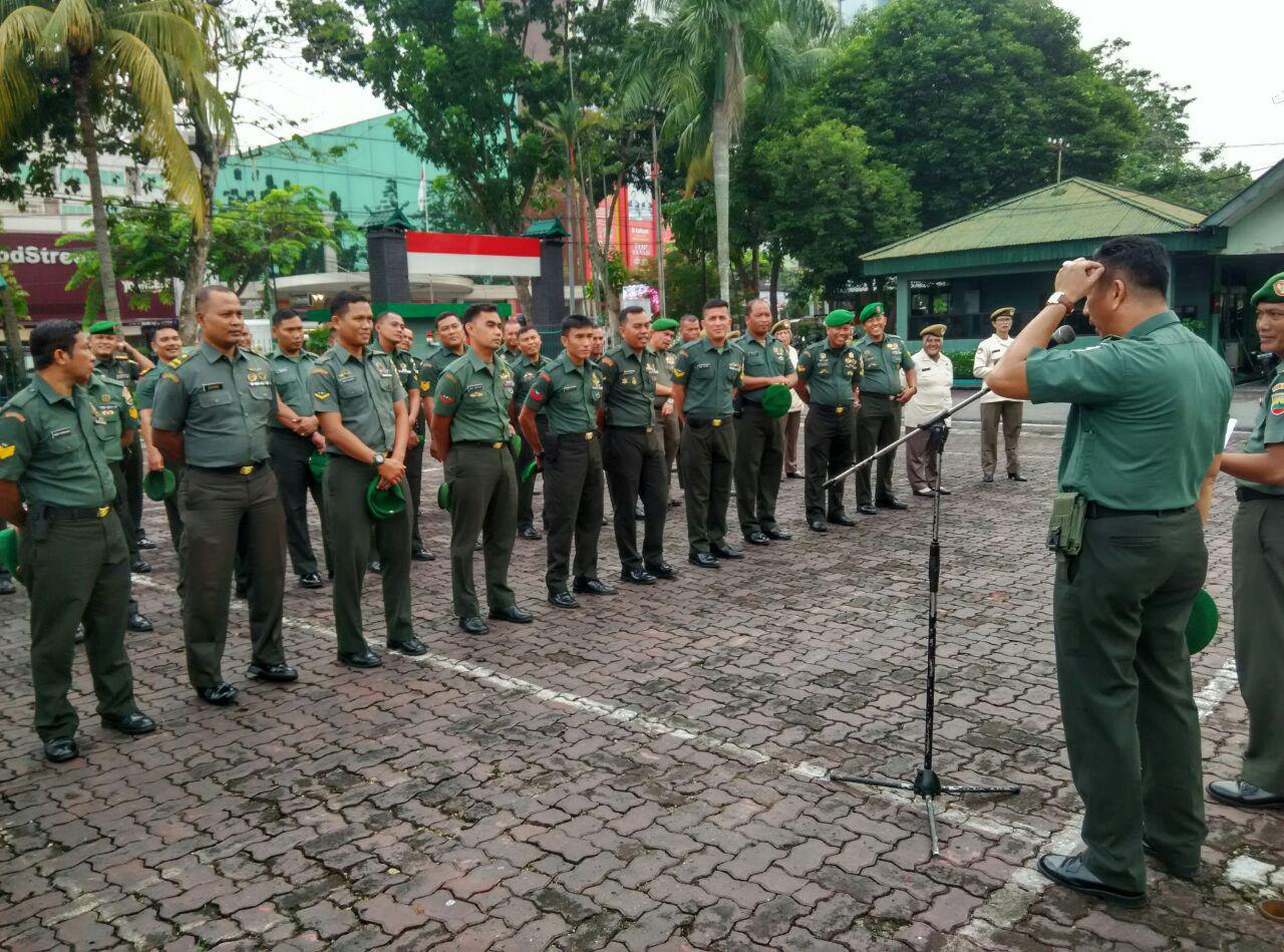 Kodim 0301/Pekanbaru Melaksanakan Kegiatan Pemeriksaan Gamad TA 2019