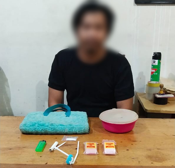 Tertangkap Tangan Memiliki Sabu, AL Harus Berurusan Dengan Satresnarkoba Polresta Palangka Raya